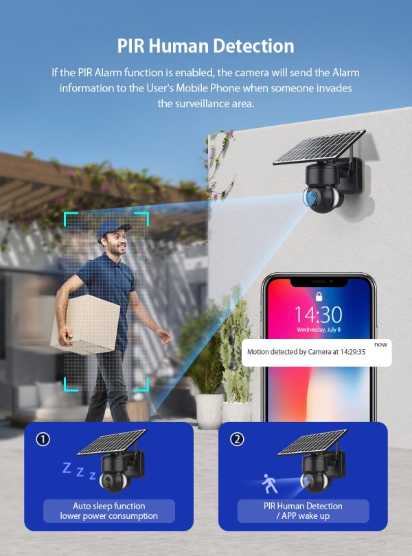 Solar Energy CCTV WIFI 4G Camera