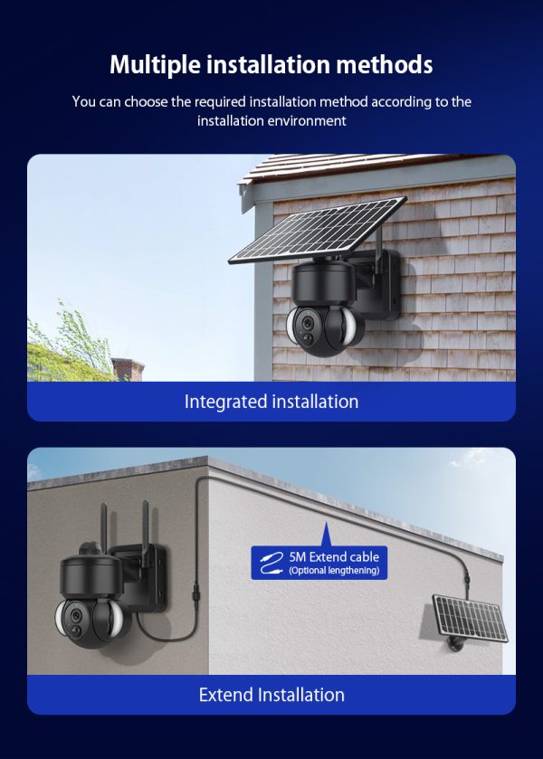 Solar Energy CCTV WIFI 4G Camera