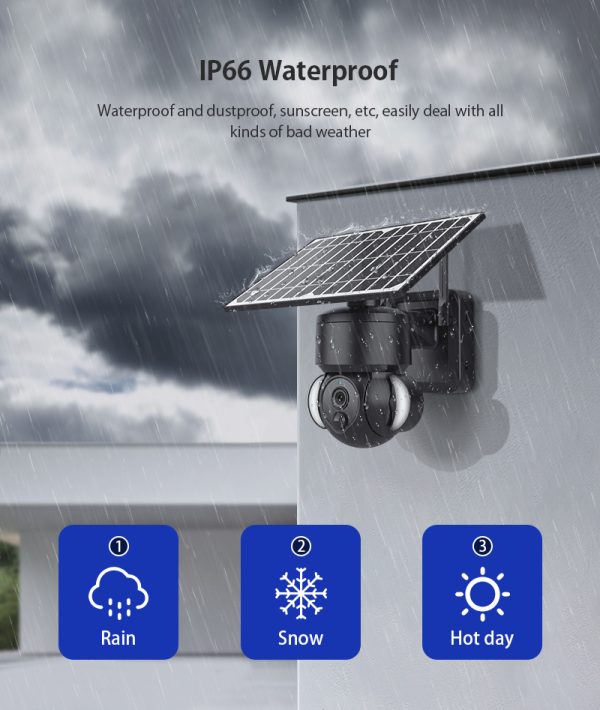 Solar Energy CCTV WIFI 4G Camera